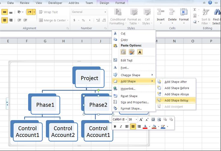 Project Management: Creating Work Breakdown Structure in excel17